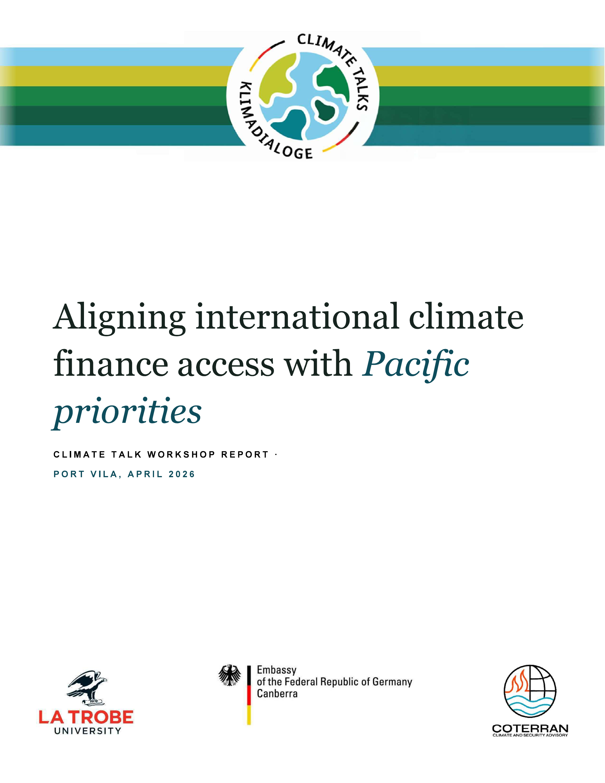 Aligning international climate finance access with Pacific priorities